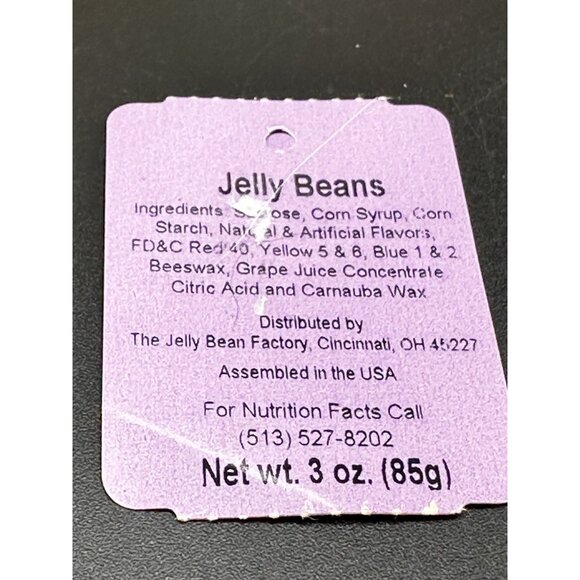 Jelly Beans Walmart Vtg Plush Stuffed Animal Bunny Rabbit Easter Carrot Feet Tag - Picture 3 of 16